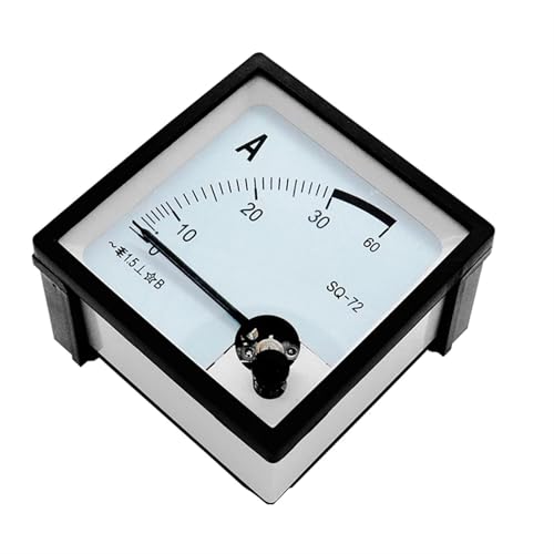 Panelmeter SQ72-A 5A 10A 20A 30A 30/5 50/5 100/5 AC Analog Amperemeter Quadratisch 72 * 72mm 1 Stücke(30 5A) von IZNIDUGK