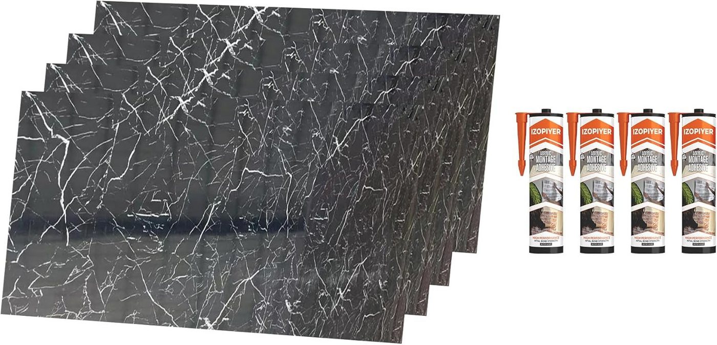 IZODEKOR 3D Wandpaneel IZODEKOR Wandverkleidung Marmoroptik 120x60cm Alternative zu Badfliese IZODEKOR 3D Wandpaneel IZODEKOR Wandverkleidung Marmoroptik 120x60cm Alternative zu Badfliese von IZODEKOR