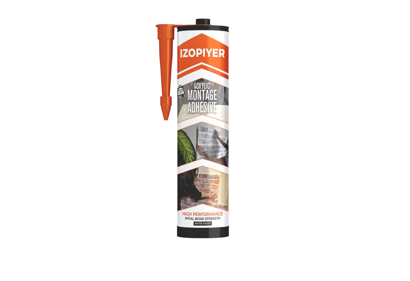 IZODEKOR Montagekleber IZODEKOR Montagekleber – Acryl-Dichtstoff für Wandpaneele 310 ml, (1-tlg) von IZODEKOR