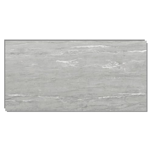IZODEKOR – SPC Wandpaneel Betonoptik/Natursteinoptik Grau 60x120cm – 1 Stück – Wasserfest, Wasserfest, Hitzebeständig Spritzschutz – PVC Wandverkleidung für Küche & Bad - Cloudstone Grey von IZODEKOR