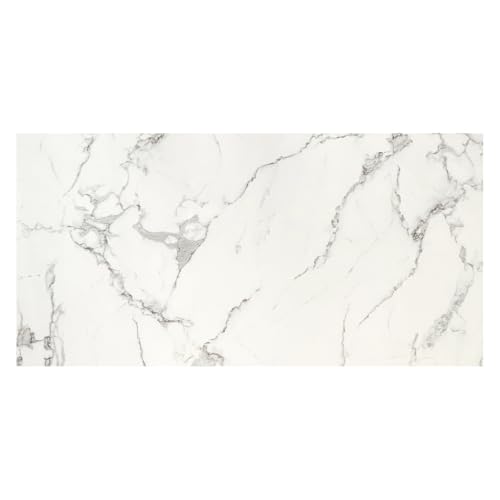IZODEKOR Wandverkleidung Marmoroptik -1 Pcs 120x60cm- Alternative zu Badfliese/Küchenfliese, Duschwandpaneele, Wandpaneel für Küchenrückwand, Badezimmer, Innenbereich | Carrara von IZODEKOR