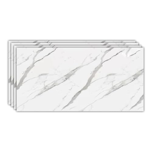 IZODEKOR Wandverkleidung Marmoroptik - 4 Pcs 120x60cm- Alternative zu Badfliese/Küchenfliese, Duschwandpaneele, Wandpaneel für Küchenrückwand, Badezimmer, Innenbereich - Ice Berg Grey New von IZODEKOR