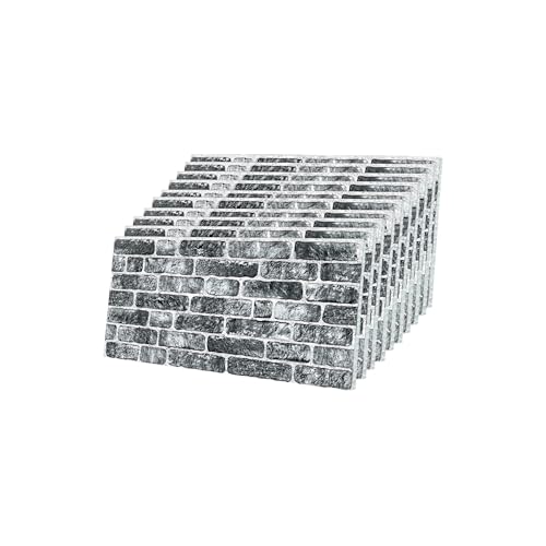 IZODEKOR Wandverkleidung Steinoptik Styropor 3D Wandpaneele - Verblender Steinoptik für Küche, Badezimmer, Balkon, Schlafzimmer, Wohnzimmer, Küchenrückwand und Teras | Alte Stadt (10 x Stück Paneele) von IZODEKOR