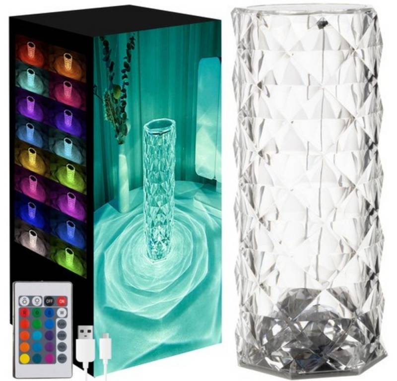 IZOXIS LED Nachttischlampe Projektorlampe Dekolampe, Beleuchtung, LED fest integriert, individuell, 16 Lichtfarben, 5 Lichtintensitätsstufen von IZOXIS