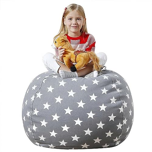 Beutel Spielzeugaufbewahrung, Sitzsack Sitzkissen Soft, Spielzeug Aufbewharungstasche, Plüsch Sitzsack Kissen, Bequem Langlebig, Toy Storage Bag für zum Lesen und Aufbewahren von Spielzeug(18in) von Ianulus