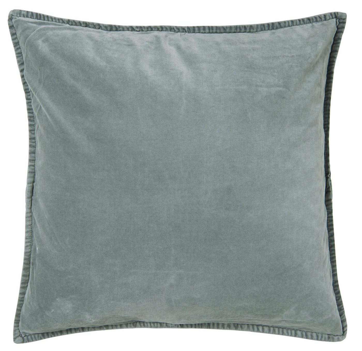 Kissenbezug Kissenbezug Kissenhülle Samt Velour Staubig Blau 52x52cm Ib Laursen, Ib Laursen von Ib Laursen