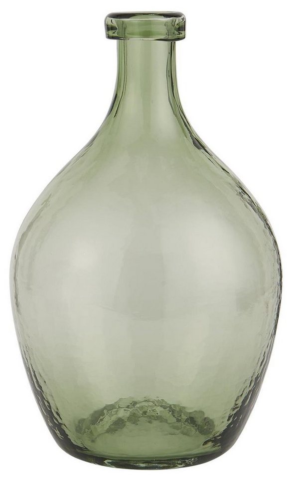 Ib Laursen Bodenvase Glasballon Vase H: 28 cm, in Braun und Grün erhältlich von Ib Laursen