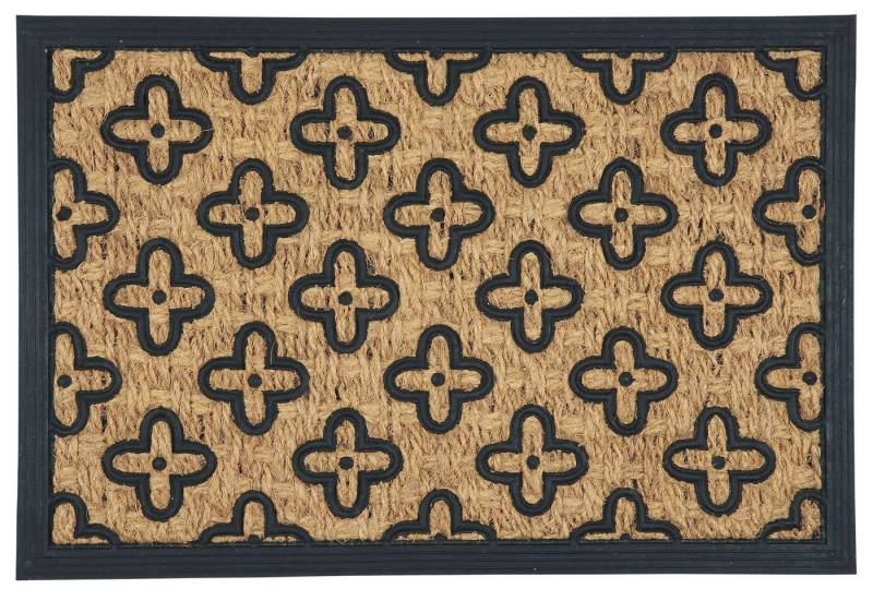 Ib Laursen Fußmatte Ib Laursen - Fußmatte Türmatte Fußabtreter 40x60cm Blumen Kokos PVC von Ib Laursen