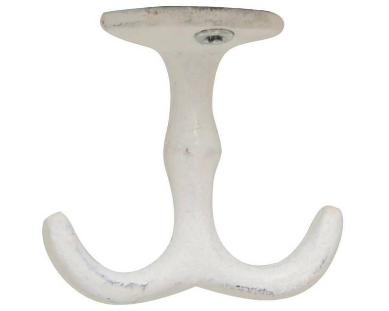 Ib Laursen Garderobenhaken Doppelhaken Metall Retro Stil unten anbringbar, platzsparend Ib Laursen Garderobenhaken Doppelhaken Metall Retro Stil unten anbringbar, platzsparend von Ib Laursen