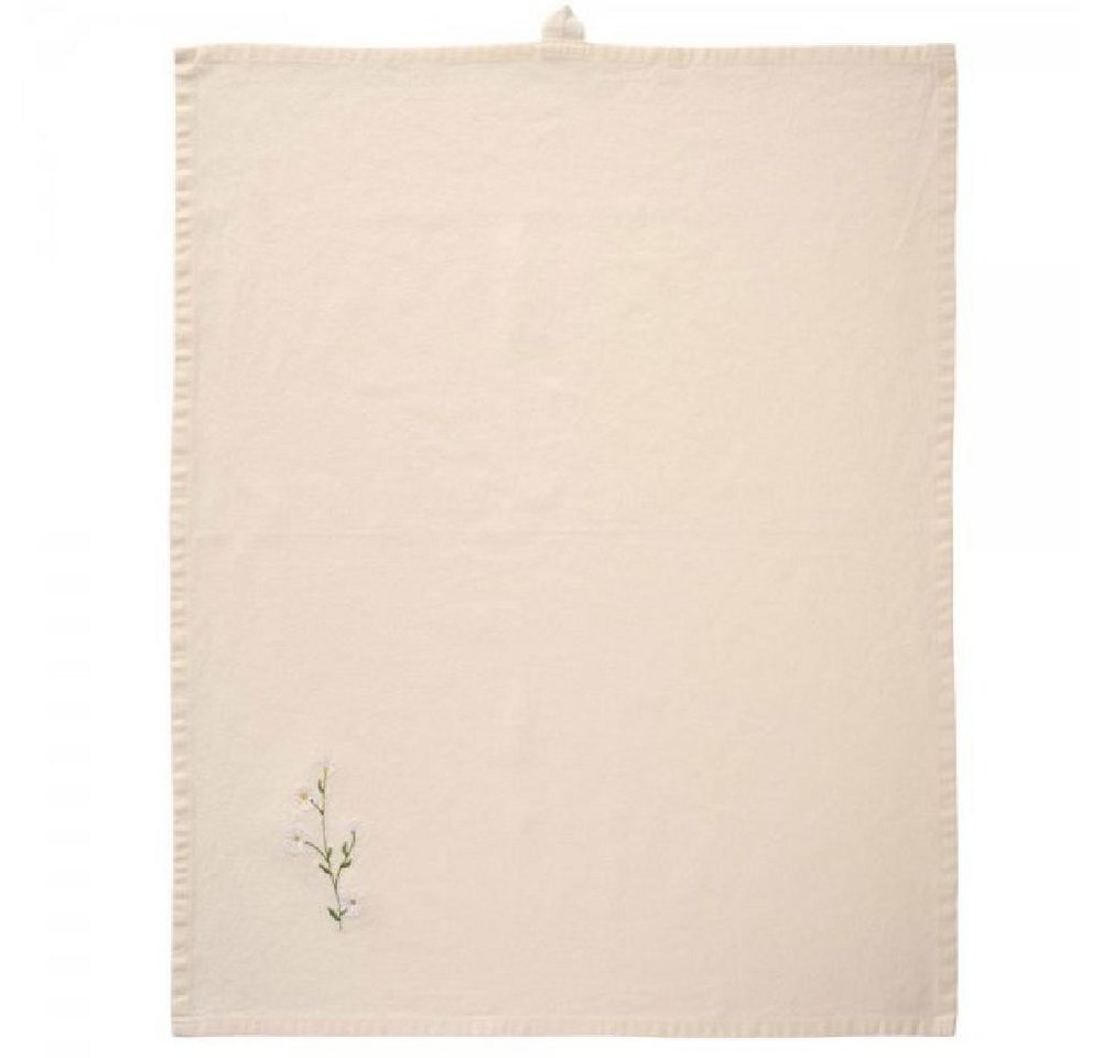 Ib Laursen Geschirrtuch Ib Laursen Geschirrtuch Flora mit weißen Margeriten (50x70cm) von Ib Laursen