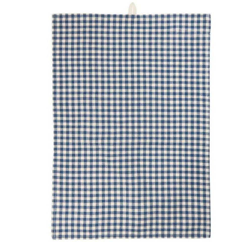 Ib Laursen Geschirrtuch Ib Laursen Geschirrtuch Lucas Dunkelblau mit Karos (50x70cm) von Ib Laursen