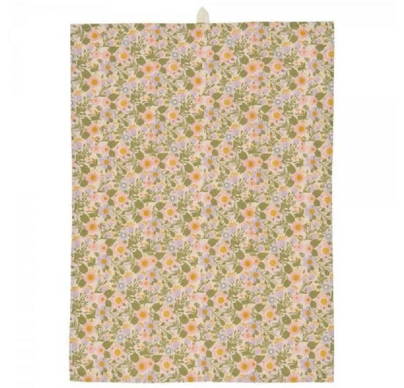 Ib Laursen Geschirrtuch Ib Laursen Geschirrtuch Signe mit großen Blumen (50x70cm) von Ib Laursen