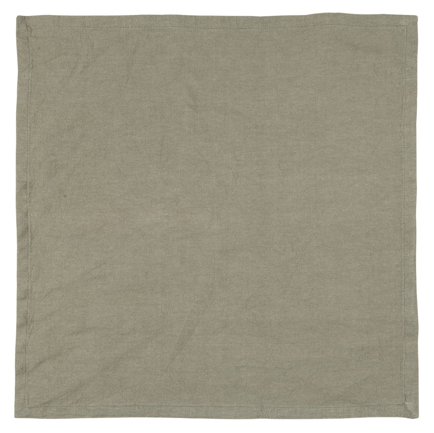 Ib Laursen Stoffserviette Servietten Stoffservietten Leinen Baumwolle 45x45cm Sand Braun von Ib Laursen