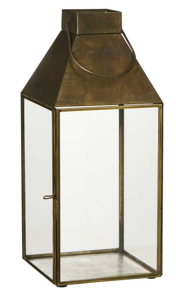 Ib Laursen Kerzenhalter Ib Laursen - Laterne Windlicht Kerzenhalter H 31cm Glas Metall Ib Laursen Kerzenhalter Ib Laursen - Laterne Windlicht Kerzenhalter H 31cm Glas Metall von Ib Laursen