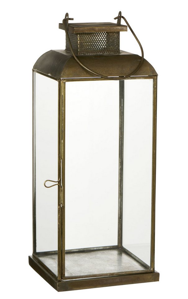 Ib Laursen Kerzenhalter Ib Laursen - Laterne Windlicht Kerzenhalter H 37cm Glas Metall Ib Laursen Kerzenhalter Ib Laursen - Laterne Windlicht Kerzenhalter H 37cm Glas Metall von Ib Laursen