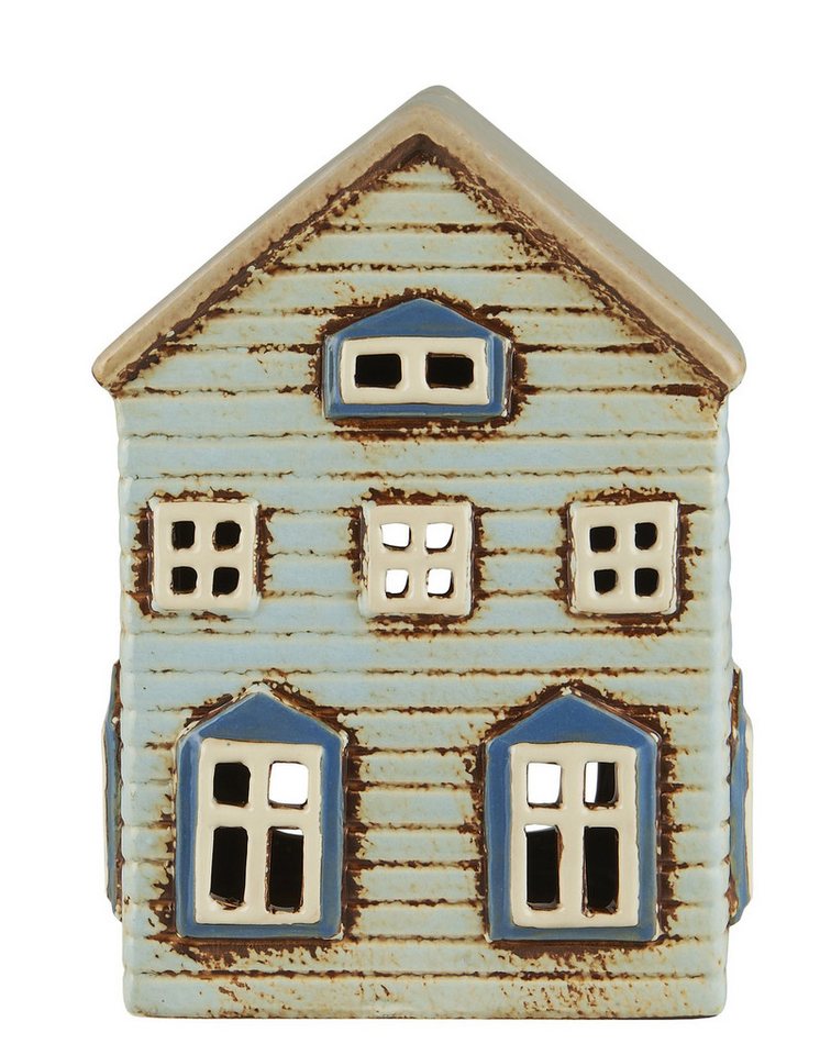 Ib Laursen Kerzenhalter Lichterhaus Teelichthalter Teelichthaus Windlicht Haus H16cm Ib von Ib Laursen
