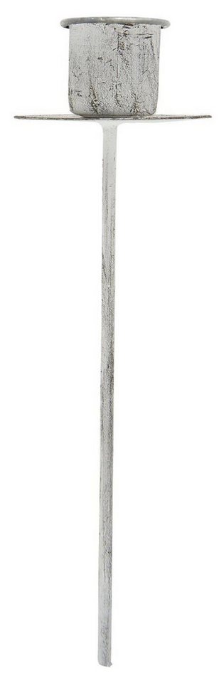 Ib Laursen Kerzenständer Ib Laursen Kerzenhalter, Spieß für Stabkerzen Grau Weiß H 15xØ4cm, Zink, rostfrei,dekorativ, für Stabkerzen, versch. Farben Ib Laursen Kerzenständer Ib Laursen Kerzenhalter, Spieß für Stabkerzen Grau Weiß H 15xØ4cm, Zink, rostfrei,dekorativ, für Stabkerzen, versch. Farben von Ib Laursen