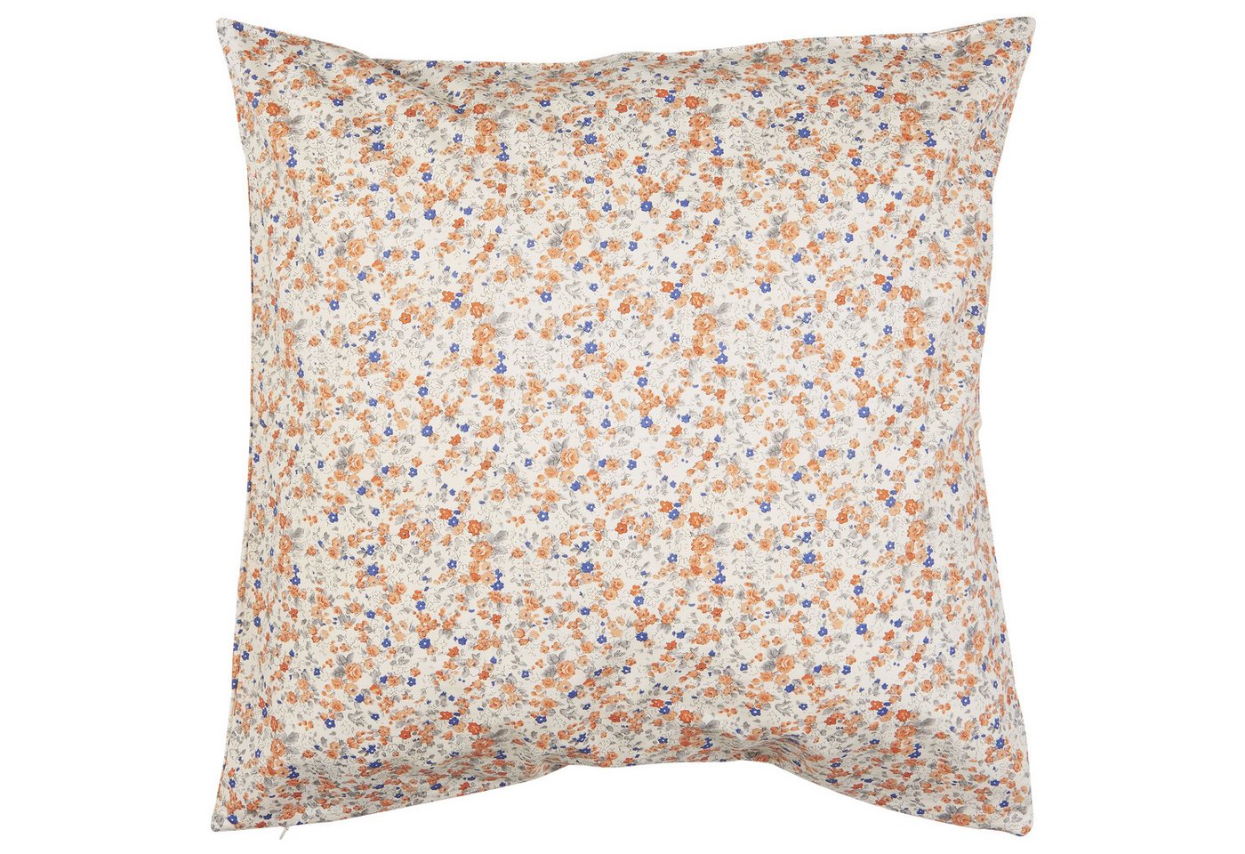 Ib Laursen Kissenbezug Ib Laursen - Kissenbezug Kissenhülle 50x50cm Orange Blau Blumenmuster Ib Laursen Kissenbezug Ib Laursen - Kissenbezug Kissenhülle 50x50cm Orange Blau Blumenmuster von Ib Laursen