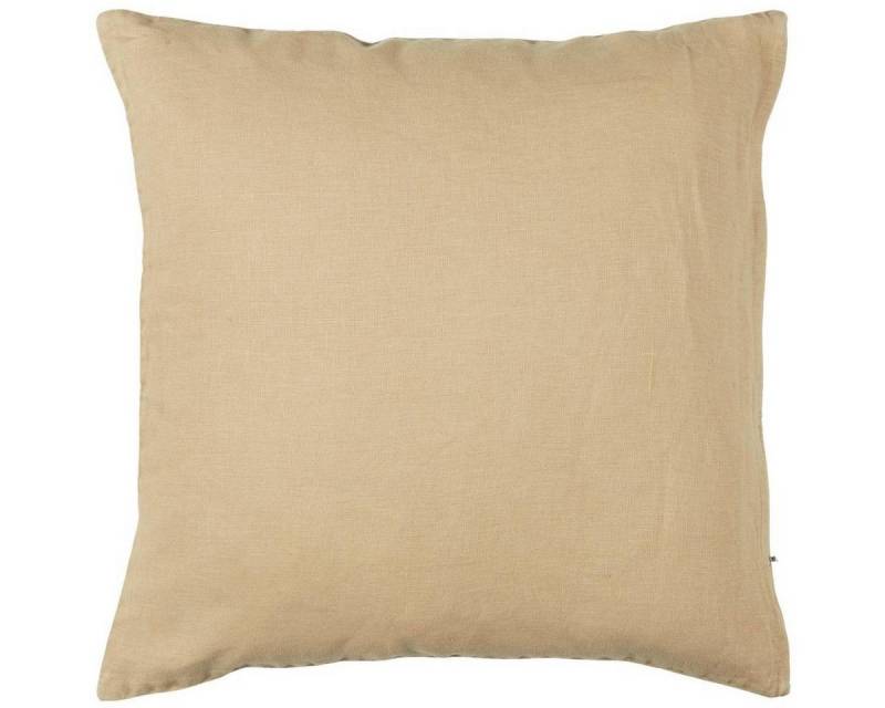 Ib Laursen Kissenbezug Leinen 50 x 50 cm natürlich & stilvoll, skandinavisch, pflegeleicht von Ib Laursen