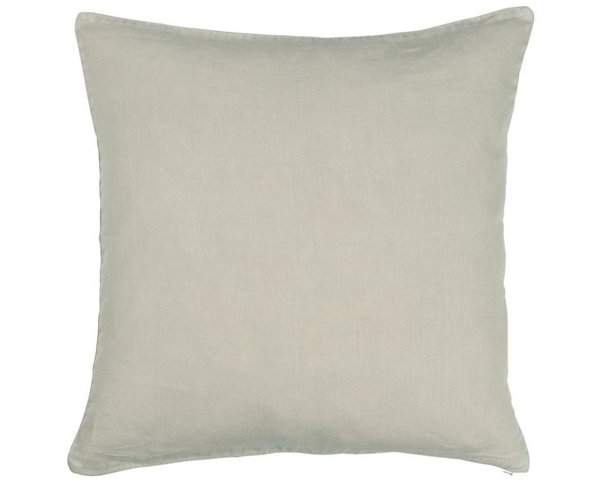 Ib Laursen Kissenbezug Leinen 50 x 50 cm natürlich & stilvoll, skandinavisch, pflegeleicht von Ib Laursen