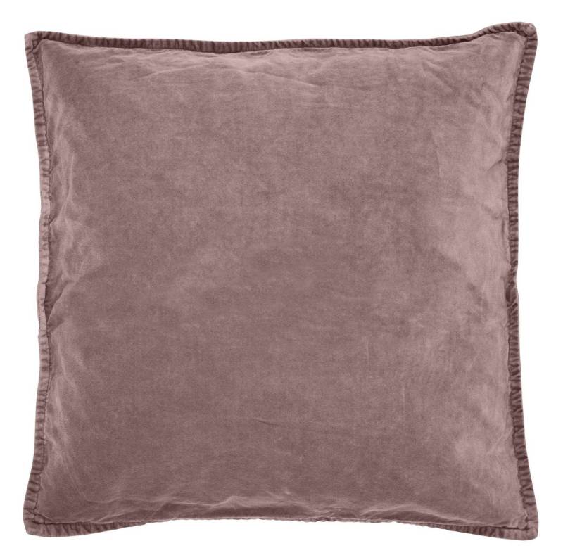 Ib Laursen Kissenhülle Ib Laursen - Kissenbezug Malva (Malve) 52x52cm Samt Velour von Ib Laursen