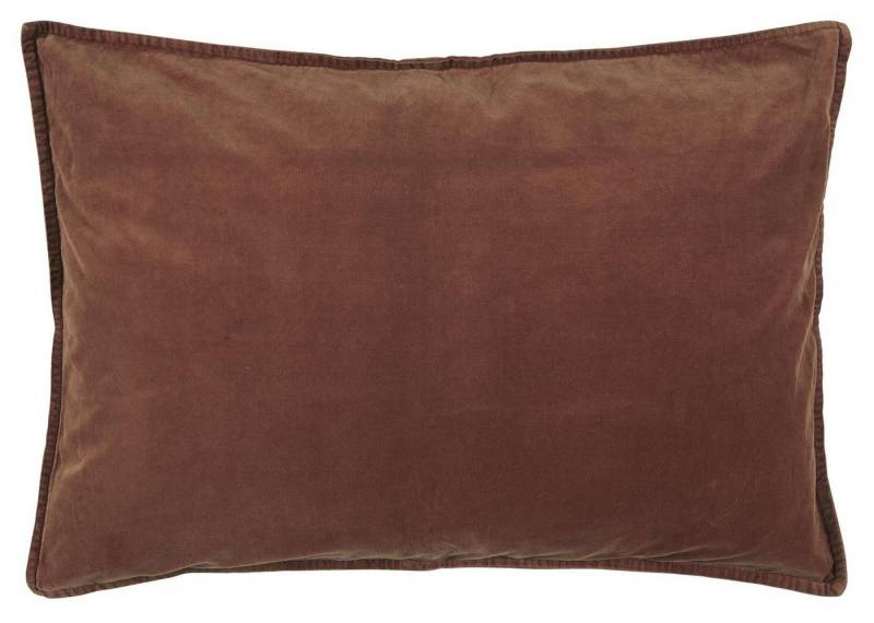 Ib Laursen Kissenhülle Kissenhülle Kissenbezug Samt Velour Rost Braun 70x50cm Ib Laursen von Ib Laursen