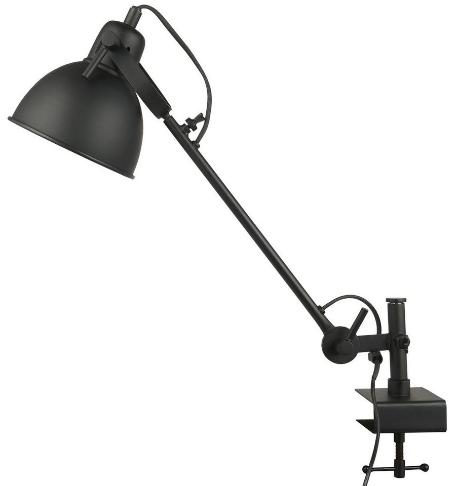 Ib Laursen Klemmleuchte Lampe Tischlampe Montage an Tisch Regal Ablage Schwarz Laursen 2851-24 von Ib Laursen