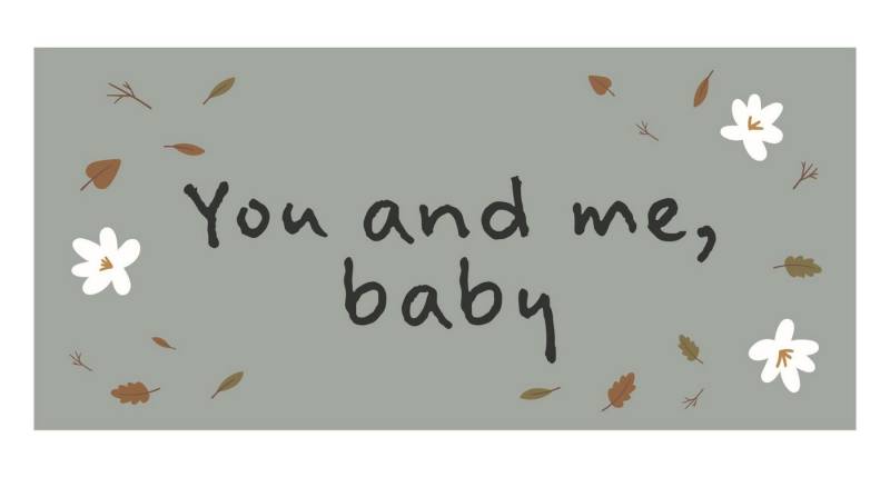 Ib Laursen Metallschild Ib Laursen Schild Blechschild Metallschild Türschild "You and me von Ib Laursen