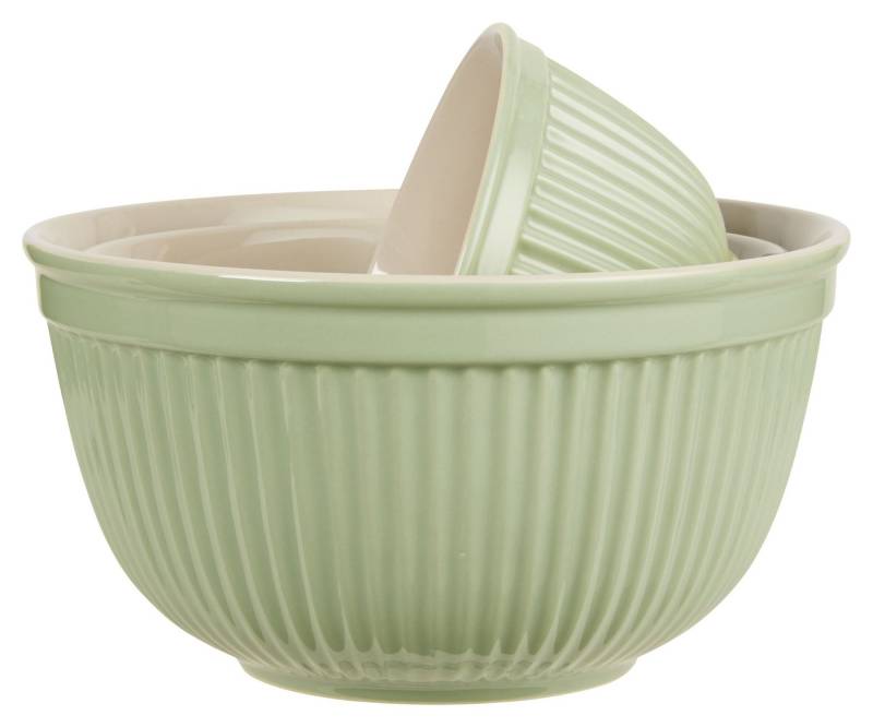 Ib Laursen Schüssel 3er Schüssel Set Schüsselsatz Keramik Mynte Wasabi Grün Ib Laursen, Keramik, (Set bestehend aus 3 Schüsseln (18 - 22,5 - 26 cm) Ib Laursen Schüssel 3er Schüssel Set Schüsselsatz Keramik Mynte Wasabi Grün Ib Laursen, Keramik, (Set bestehend aus 3 Schüsseln (18 - 22,5 - 26 cm) von Ib Laursen