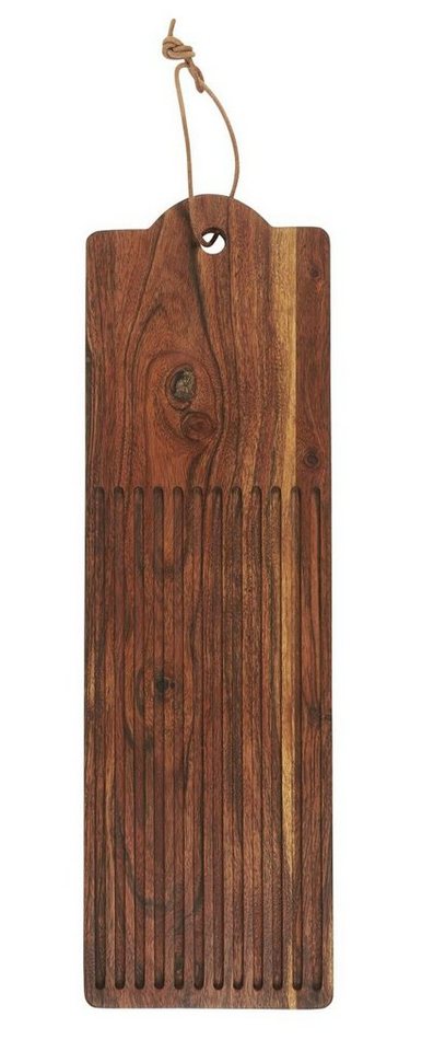 Ib Laursen Servierbrett Schneidebrett Holz Brett mit Rillen 15x48cm Ib Laursen 17019-00 Ib Laursen Servierbrett Schneidebrett Holz Brett mit Rillen 15x48cm Ib Laursen 17019-00 von Ib Laursen
