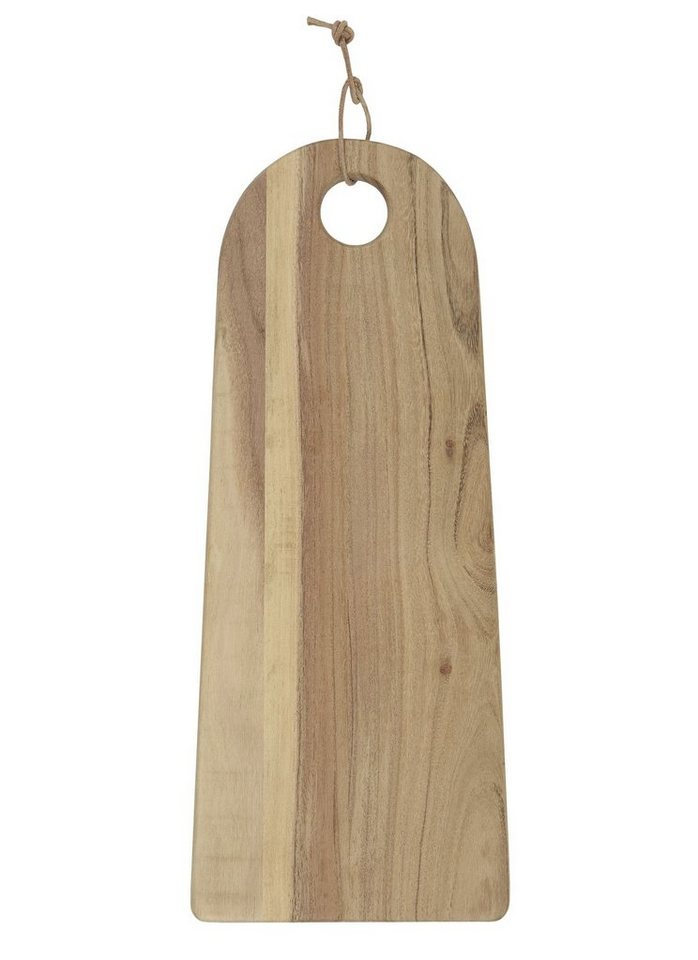 Ib Laursen Servierbrett Schneidebrett Servierbrett Brettchen Holz Gerundet L 50cm Ib Laursen von Ib Laursen