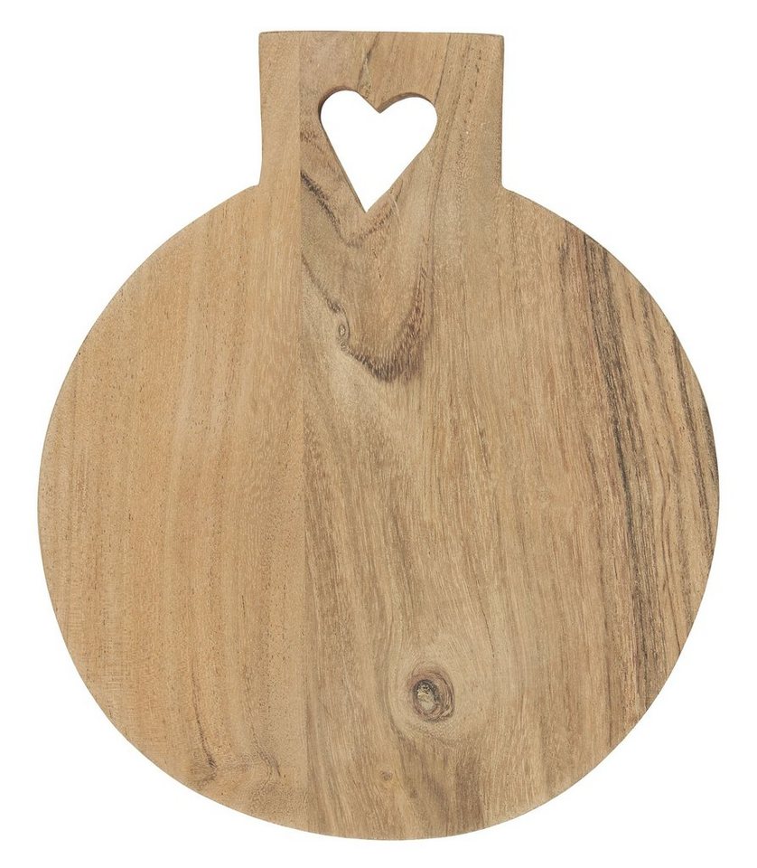 Ib Laursen Schneidebrett Schneidebrett Servierbrett Holz mit Herz B 20cm x L 24cm Rund Laursen Ib Laursen Schneidebrett Schneidebrett Servierbrett Holz mit Herz B 20cm x L 24cm Rund Laursen von Ib Laursen
