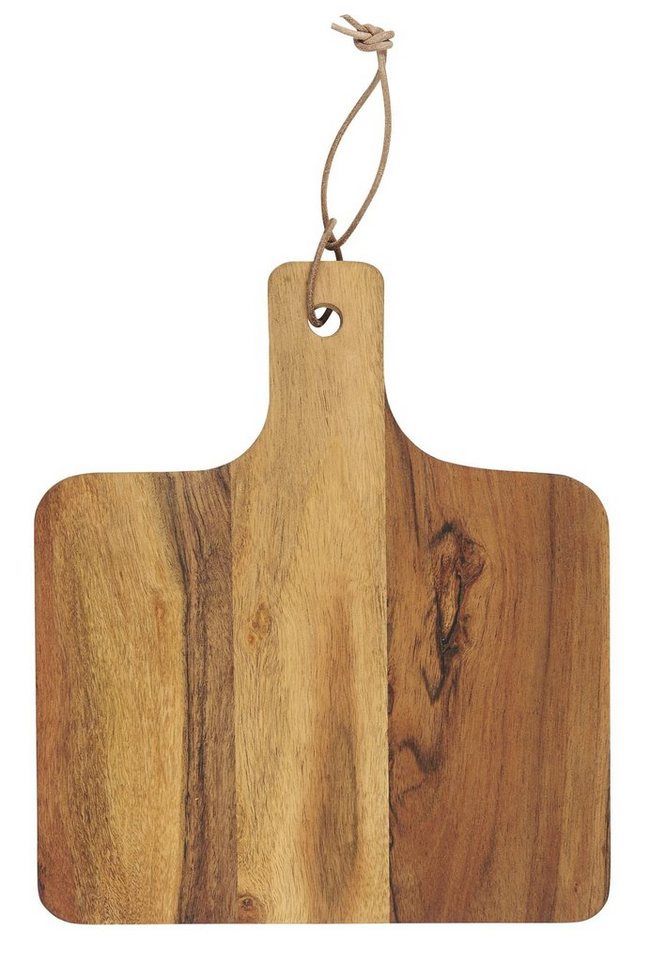 Ib Laursen Servierbrett Tapasbrett Servierbrett Schneidebrett Brettchen Holz 25x29cm Ib von Ib Laursen