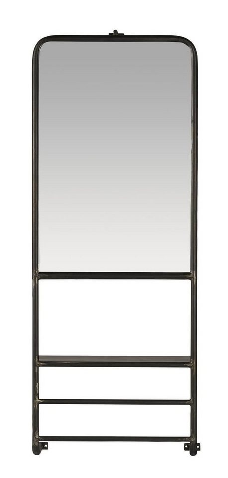 Ib Laursen Wandspiegel Wandspiegel Spiegel mit Ablage und 2 Stangen 105x40cm Laursen 31082-25 von Ib Laursen