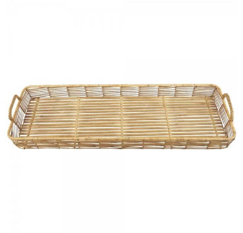 Ib Laursen Tablett Ib Laursen Tablett länglich mit Henkeln (27,5x11,5x81cm) von Ib Laursen