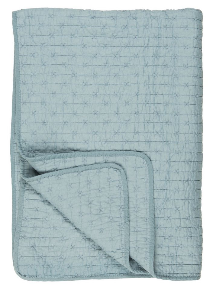 Ib Laursen Tagesdecke Ib Laursen - Decke Quilt Tagesdecke Überwurf 180x130cm Blau Ib Laursen Tagesdecke Ib Laursen - Decke Quilt Tagesdecke Überwurf 180x130cm Blau von Ib Laursen