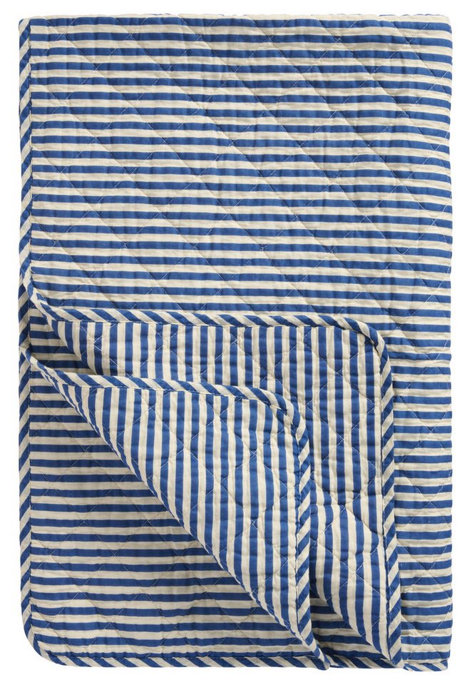 Ib Laursen Tagesdecke Ib Laursen Decke Quilt Tagesdecke Überwurf Streifen Blau Weiß Ib Laursen Tagesdecke Ib Laursen Decke Quilt Tagesdecke Überwurf Streifen Blau Weiß von Ib Laursen