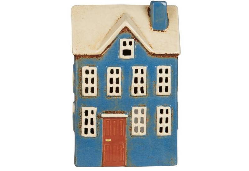 Ib Laursen Teelichthalter h Teelicht Nyhavn blau brauner Tür Ib Laursen Teelichthalter h Teelicht Nyhavn blau brauner Tür von Ib Laursen