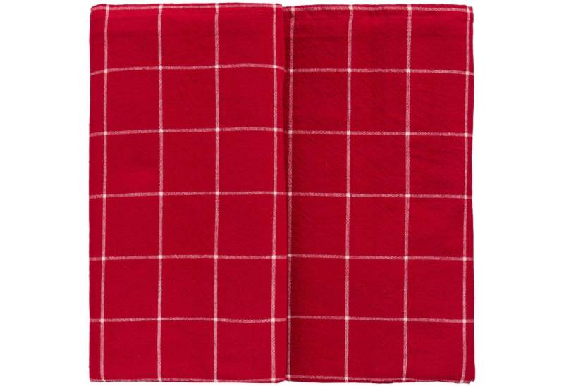 Ib Laursen Tischdecke Silja länglich rot Karos Ib Laursen Tischdecke Silja länglich rot Karos von Ib Laursen