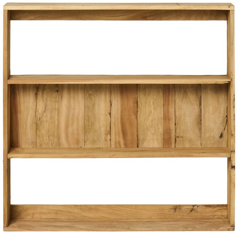 Ib Laursen Wandregal Ib Laursen - Wandregal Regal 3 Fächer teilweiser Rückwand Unika Holz von Ib Laursen