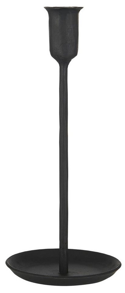 Ib Laursen Windlicht IB Laursen Kerzen Leuchter Ständer H=24,5cm schwarz Deko Metall xmas (1x Kerzenhalter) von Ib Laursen