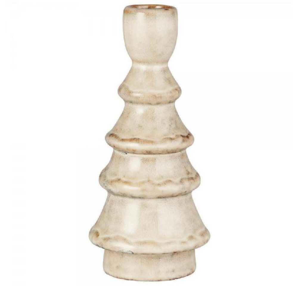 Ib Laursen Windlicht Ib Laursen Kerzenhalter Gerillt Braun Meliert (16x7 cm) von Ib Laursen