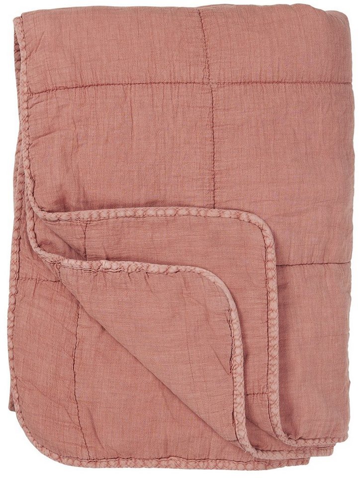 Wohndecke Decke Quilt Desert Rose Rot 180x130cm Ib Laursen 6208-64, Ib Laursen von Ib Laursen