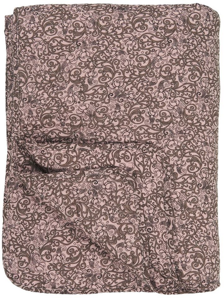 Wohndecke Decke Quilt Tagesdecke Überwurf Rot mit Muster 180x130cm Ib Laursen, Ib Laursen von Ib Laursen