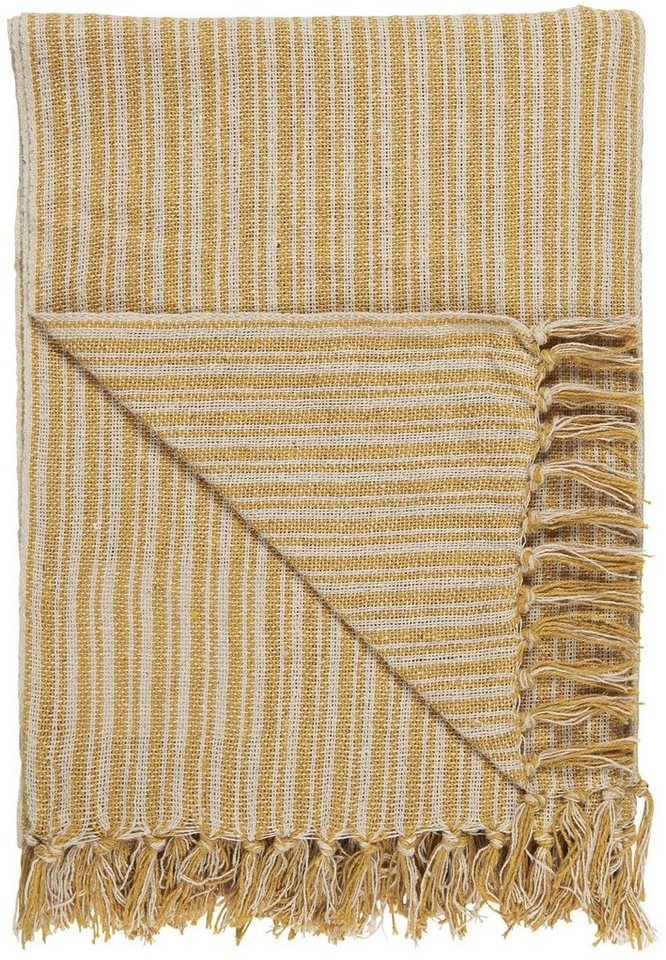 Wohndecke Decke Plaid Kuscheldecke Wohndecke Creme Gelb 130x160cm Ib Laursen, Ib Laursen von Ib Laursen