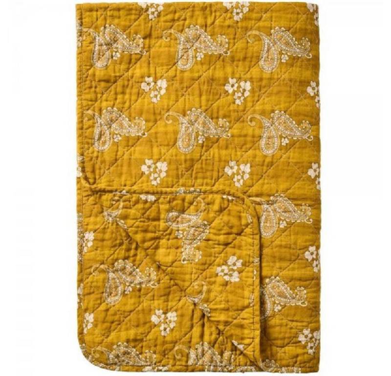 Wohndecke Ib Laursen Quilt Decke Tagesdecke Paisleymuster (130x180cm), Ib Laursen von Ib Laursen