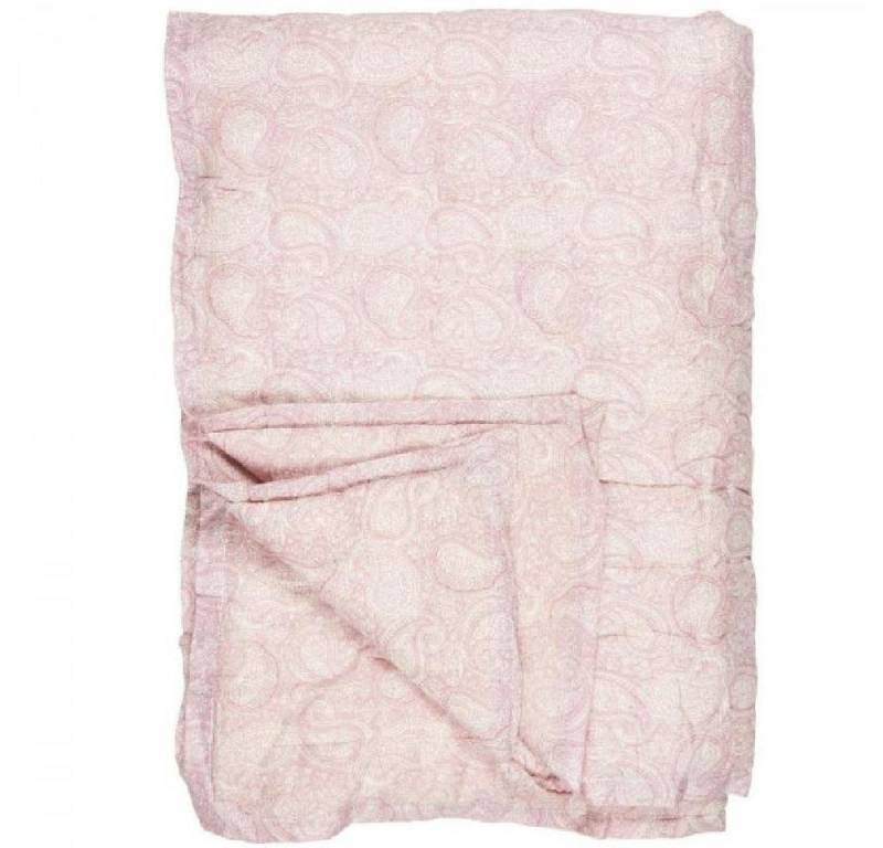 Wohndecke Ib Laursen Quilt Decke Tagesdecke Paisleymuster Rosa Weiß, Ib Laursen Wohndecke Ib Laursen Quilt Decke Tagesdecke Paisleymuster Rosa Weiß, Ib Laursen von Ib Laursen