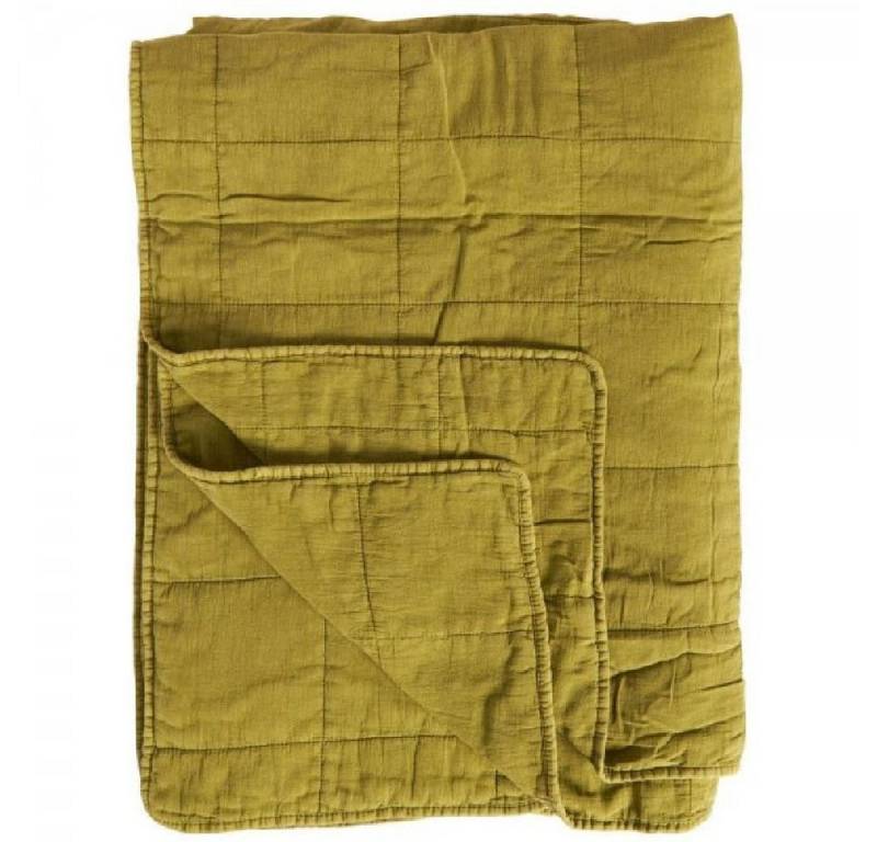 Wohndecke Ib Laursen Tagesdecke Quilt Klassisch Grün (130x180cm), Ib Laursen von Ib Laursen