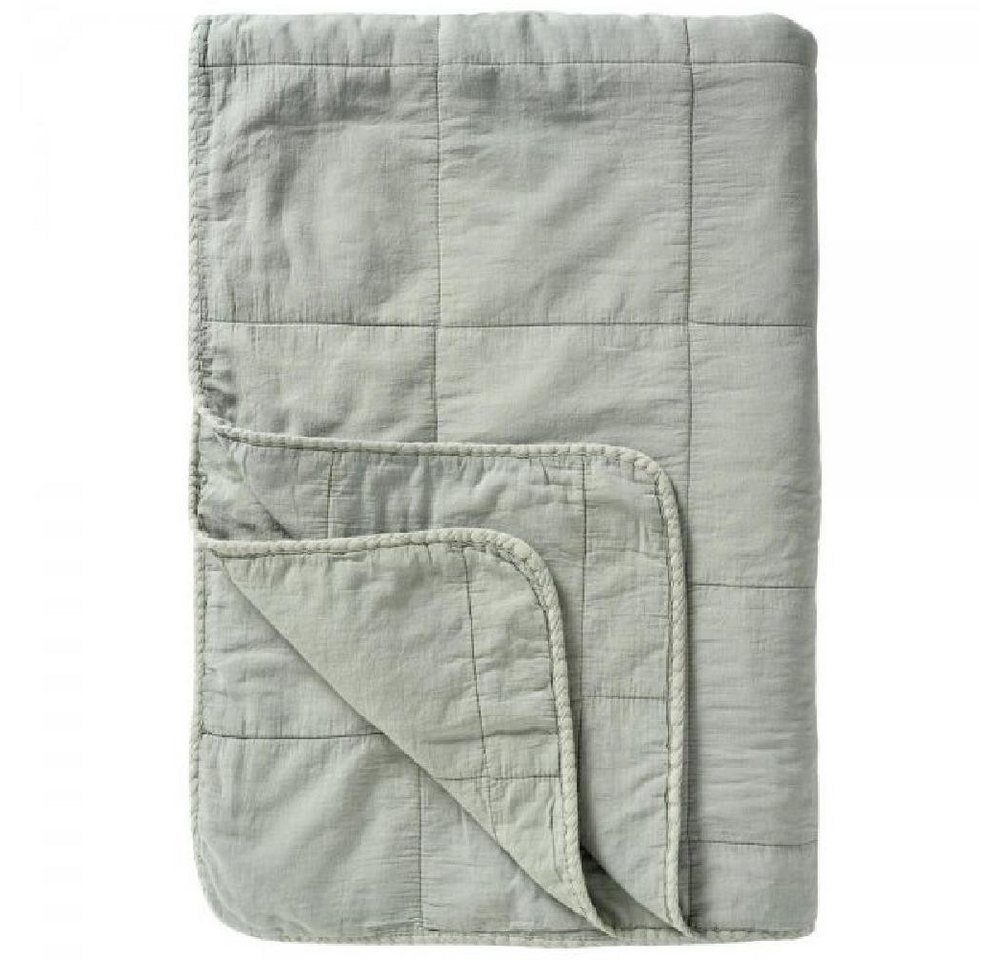 Wohndecke Ib Laursen Tagesdecke Quilt Vintage Blue Shade (130x180cm), Ib Laursen von Ib Laursen