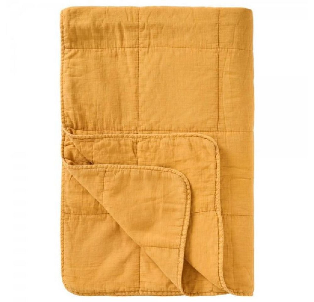 Wohndecke Ib Laursen Tagesdecke Quilt Vintage Harvest Yellow (130x180cm), Ib Laursen von Ib Laursen